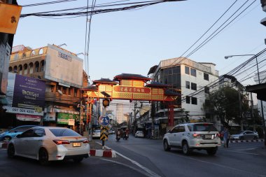 Tayland. Chiang Mai. Şehrin güzel bir manzarası.