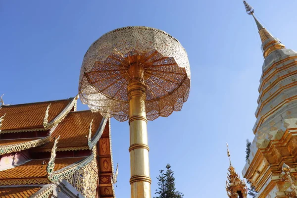Thailand Chiang Mai View Wat Doi Suthep Temple — Stock Photo, Image