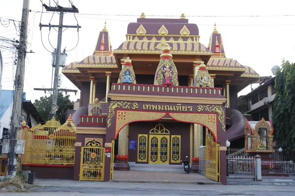 Tailândia Chiang Mai Uma Vista Templo Budista Cidade — Fotografia de Stock