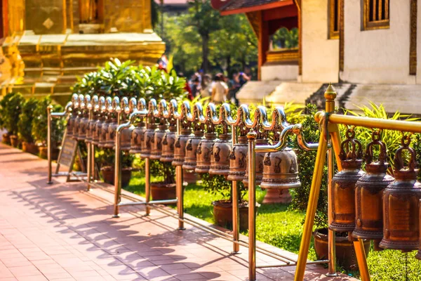 Tayland Chiang Mai Wat Phra Singh Tapınağının Manzarası — Stok fotoğraf