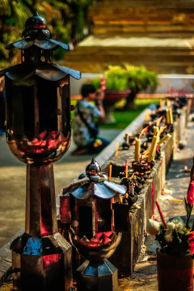 Thaïlande Chiang Mai Une Vue Temple Wat Phra Singh — Photo