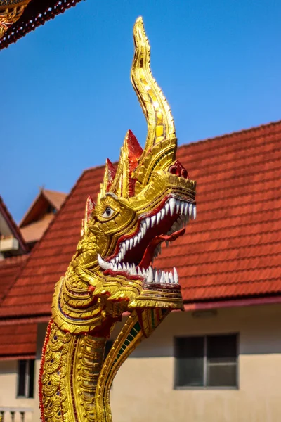 Thailand Chiang Mai Een Uitzicht Van Stad Boeddhist Tempel — Stockfoto