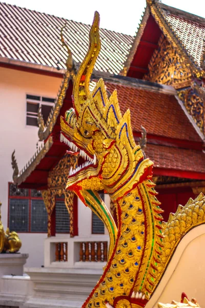 Tajlandia Chiang Mai Widok Miasta Buddyjskiej Świątyni — Zdjęcie stockowe