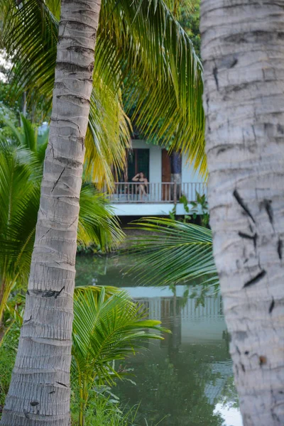 Tajlandia Ayutthayę Widok Baan Thai House Hotel — Zdjęcie stockowe