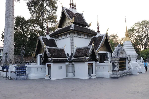 Tailandia Chiang Mai Una Vista Del Templo Wat Chedi Luang —  Fotos de Stock
