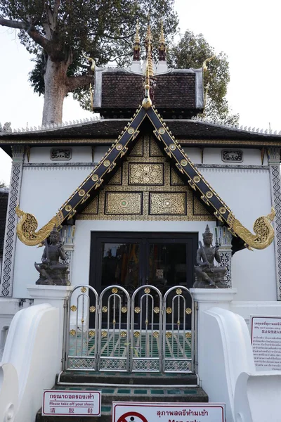 Tailandia Chiang Mai Una Vista Del Templo Wat Chedi Luang — Foto de Stock