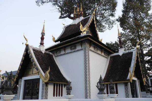 Thajsko Chiang Mai Pohled Chrám Wat Chedi Luang — Stock fotografie