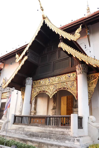 Tailandia Chiang Mai Una Vista Del Templo Wat Chedi Luang — Foto de Stock