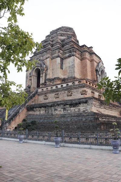 清迈华济良寺一景 — 图库照片