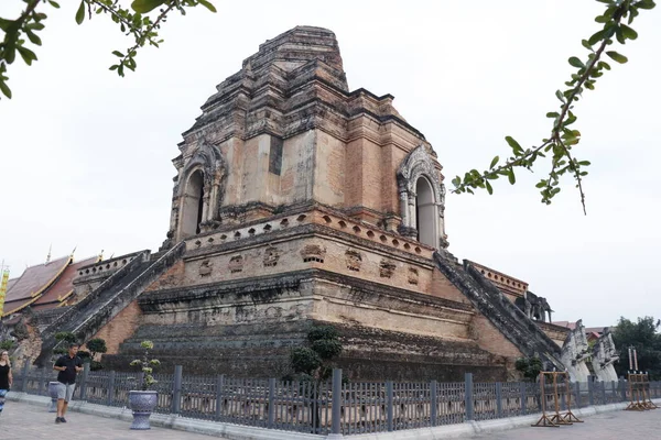 Thailand Chiang Mai View Wat Chedi Luang Temple — Stock Photo, Image