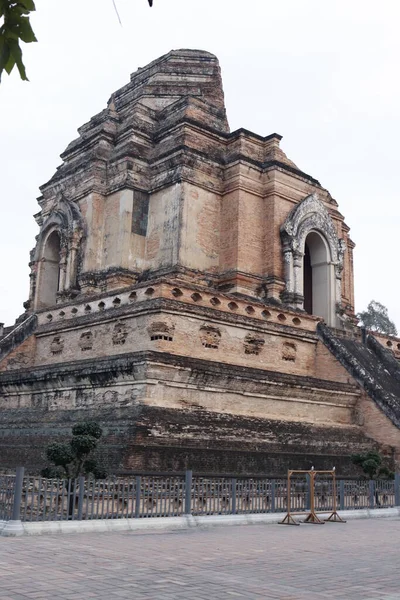 Thailand Chiang Mai Ein Blick Auf Den Tempel Wat Chedi — Stockfoto