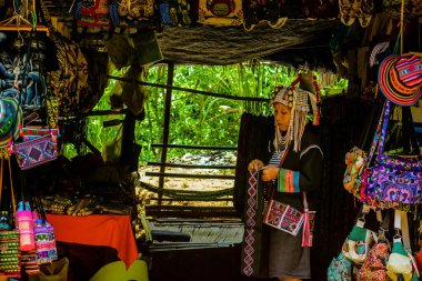 Tayland. Chiang Mai. Zürafalar Kadın Köyü