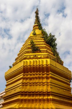 Tayland. Chiang Mai. Wat Sri Suphan 'ın manzarası, Gümüş Tapınak.