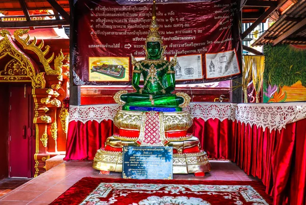 Thaïlande Chiang Mai Une Vue Wat Sri Suphan Temple Argent — Photo