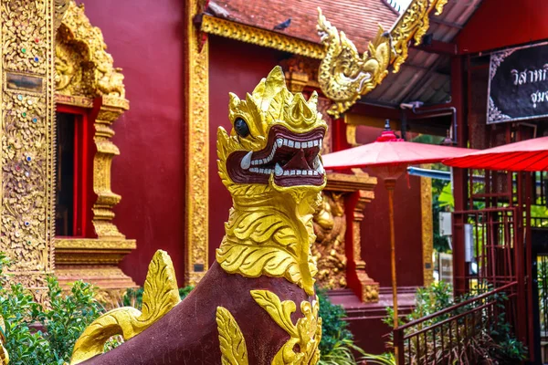 Tailândia Chiang Mai Uma Vista Wat Sri Suphan Templo Prata — Fotografia de Stock