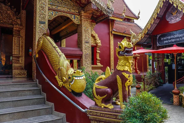 Thailandia Chiang Mai Una Vista Del Wat Sri Suphan Tempio — Foto Stock