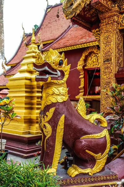 Thaïlande Chiang Mai Une Vue Wat Sri Suphan Temple Argent — Photo