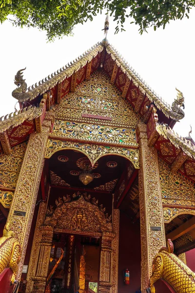 Tailândia Chiang Mai Uma Vista Wat Sri Suphan Templo Prata — Fotografia de Stock