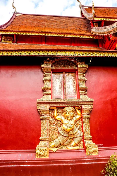 Tailândia Chiang Mai Uma Vista Wat Sri Suphan Templo Prata — Fotografia de Stock