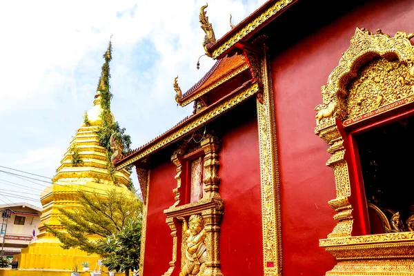 Thailand Det Chiang Mai Över Wat Sri Suphan Silvertemplet — Stockfoto