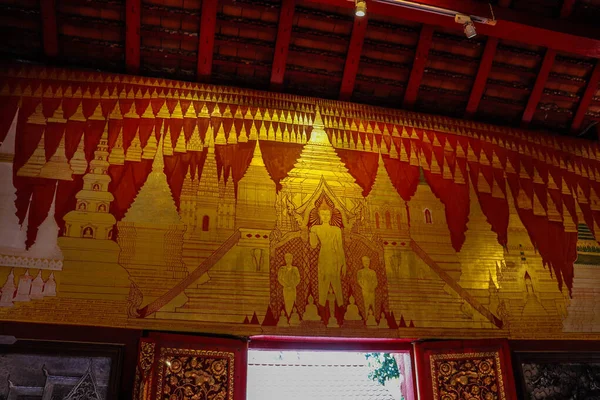 Tailândia Chiang Mai Uma Vista Wat Sri Suphan Templo Prata — Fotografia de Stock