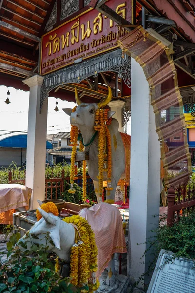 Tajlandia Chiang Mai Widok Wat Sri Suphan Srebrna Świątynia — Zdjęcie stockowe