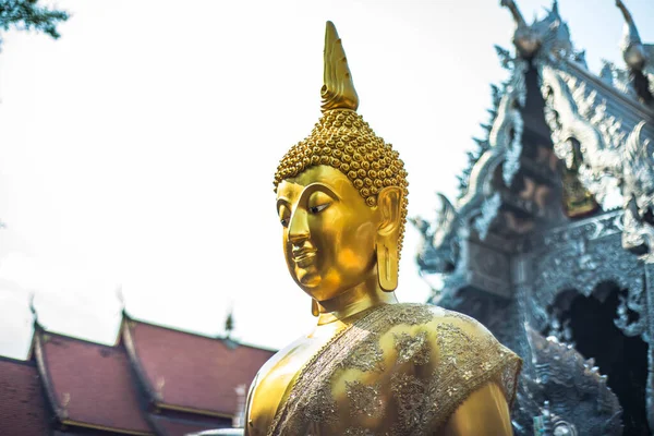 Tajlandia Chiang Mai Widok Wat Sri Suphan Srebrna Świątynia — Zdjęcie stockowe