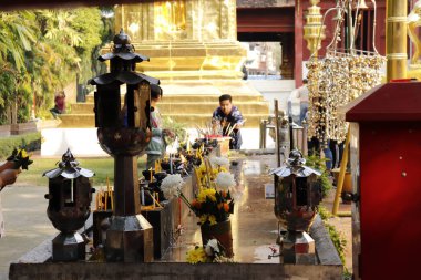Tayland. Chiang Mai. Wat Phra Singh Tapınağı