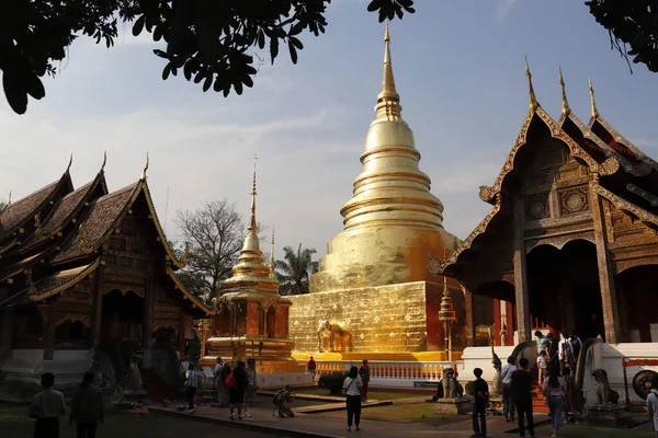 Tailandia Chiang Mai Templo Wat Phra Singh —  Fotos de Stock