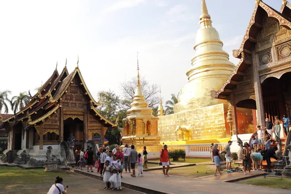 Thajsko Chiang Mai Wat Phra Singh Temple — Stock fotografie