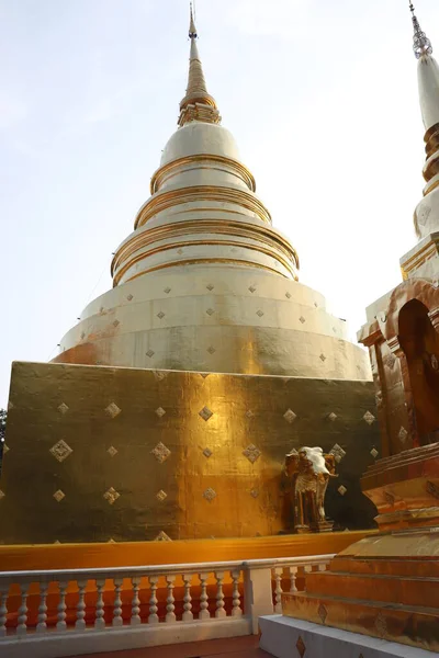 Thailand Chiang Mai Wat Phra Singh Tempel — Stockfoto