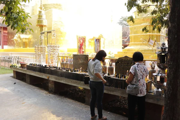 Tayland Chiang Mai Wat Phra Singh Tapınağı — Stok fotoğraf