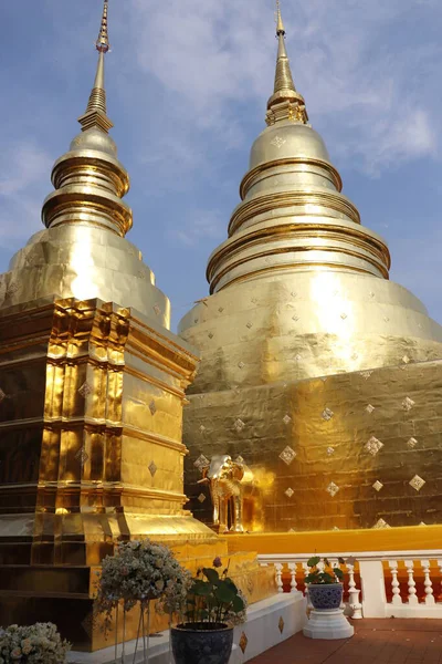 Thailand Chiang Mai Wat Phra Singh Tempel — Stockfoto