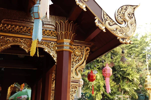 Tajlandia Chiang Mai Świątynia Wat Phra Singh — Zdjęcie stockowe