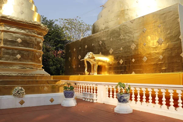 Tailandia Chiang Mai Templo Wat Phra Singh —  Fotos de Stock