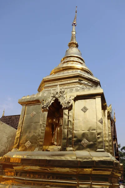 Tailandia Chiang Mai Templo Wat Phra Singh — Foto de Stock