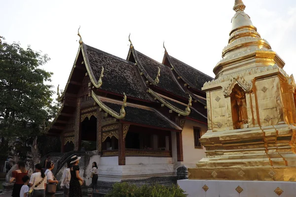 Tailândia Chiang Mai Templo Wat Phra Singh — Fotografia de Stock