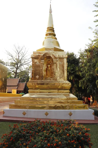 Thailand Chiang Mai Wat Phra Singh Temple — Stock Photo, Image