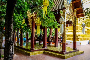 Tayland. Chiang Mai. Wat Phra Singh Tapınağı
