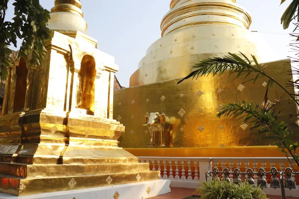 Thailand Chiang Mai Wat Phra Singh Tempel — Stockfoto