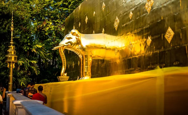 清迈Wat Phra Singh寺 — 图库照片
