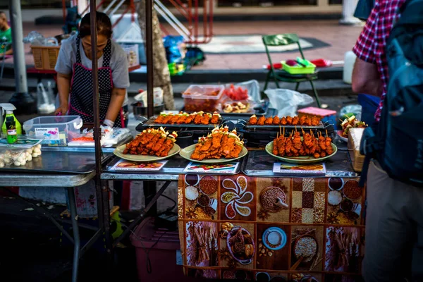 Thailand Det Chiang Mai Utsikt Över Helgmarknaden Staden — Stockfoto