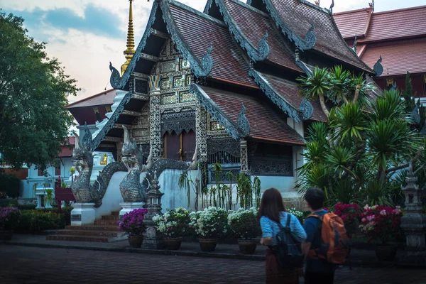 Tailandia Chiang Mai Templo Wat Chedi Luang —  Fotos de Stock