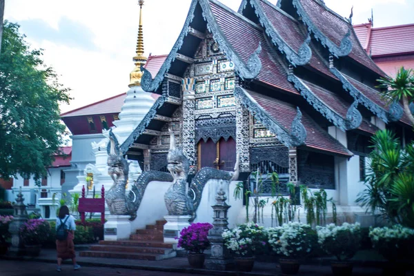 Thaïlande Chiang Mai Temple Wat Chedi Luang — Photo