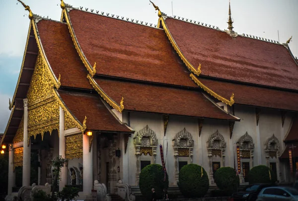 Tailândia Chiang Mai Templo Wat Chedi Luang — Fotografia de Stock