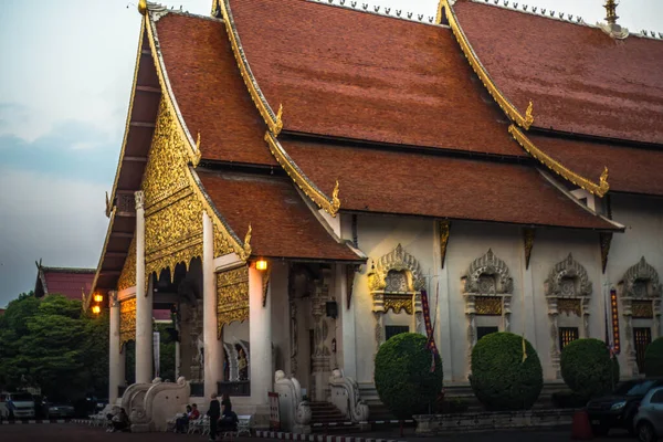 Tailandia Chiang Mai Templo Wat Chedi Luang —  Fotos de Stock