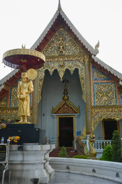 Thailandia Chiang Mai Tempio Wat Phra Singh — Foto Stock