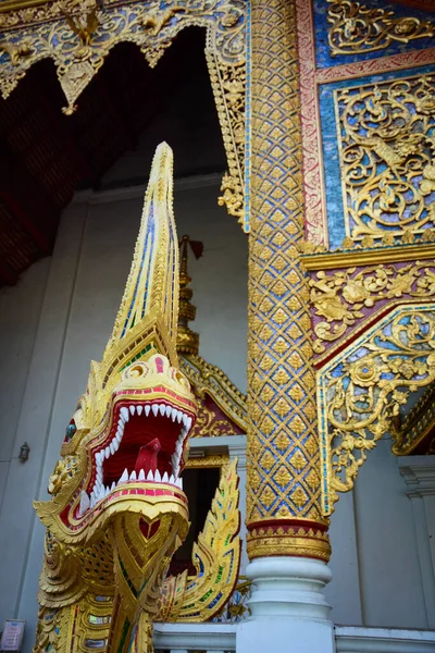 Tailândia Chiang Mai Templo Wat Phra Singh — Fotografia de Stock