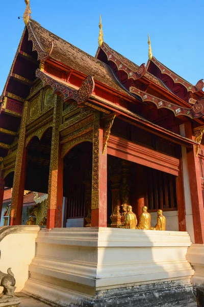 Tailândia Chiang Mai Templo Wat Phra Singh — Fotografia de Stock