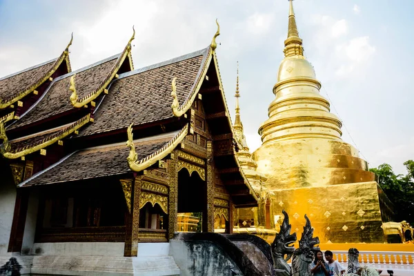 Thaïlande Chiang Mai Temple Wat Phra Singh — Photo